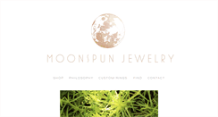 Desktop Screenshot of moonspunjewelry.com